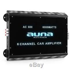 Amplificatore Finale Salut-fi Auto 6 5 4 3 2 Canali Stereo 6000w Impianti Car Audio