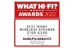 Audio Pro Addon C3 (noir) Système De Musique Sans Fil Portable