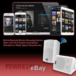 Autour De Son Pyle Extérieur Mural Patio Haut-parleur Stéréo Bluetooth Étanche