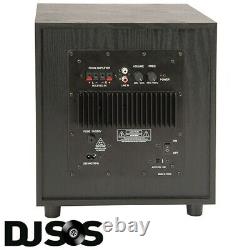 Avlink M8S Caisson de basse actif Hifi Système audio domestique haut-parleur de basses amplifié