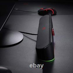 Barre de son Adiemus RGB avec éclairage dynamique et synchronisation audio haut-parleur 2.0 canaux