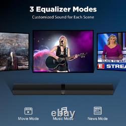 Barre de son Garagerock pour TV, barre de son 2-en-1 détachable avec volume automatique