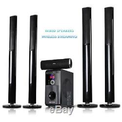 Bluetooth Home Theater Surround Sound Haut-parleur Stéréo Système De Usb Lecteur Mp3