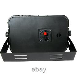 Bluetooth Stereo Sound System Black 200w Wall Speaker Channel Hifi Mixer Amp