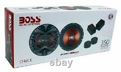 Boss 6.5 350w Voiture 2 Composants Way Haut-parleurs Stéréo Voiture Système Rouge (6 Pack)