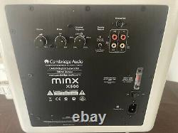Cambridge Audio Minx X500 Subwoofer + Minx 22 Haut-parleurs Blanc Immaculé