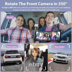 Carpuride W904 Carplay sans fil Android Auto WifiVidéo Autoradio avec caméra arrière