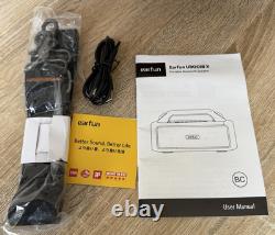 EarFun UBOOM X Haut-parleur Bluetooth Portable, son stéréo 80W, basses puissantes