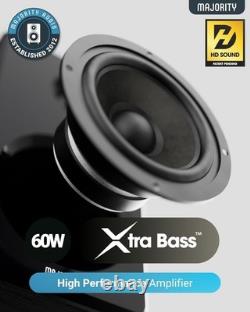 Élevez votre son avec les enceintes de bibliothèque Bluetooth D40, 4 haut-parleurs et télécommande