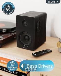 Élevez votre son avec les enceintes de bibliothèque Bluetooth D40, 4 haut-parleurs et télécommande