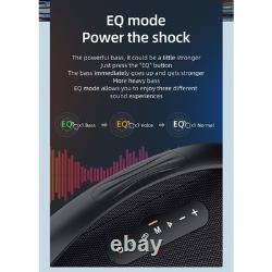 Enceinte BT sans fil stéréo avec son puissant de 80W et lumières colorées