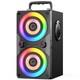 Enceinte Bluetooth 100w Portable, Puissante, Basses Profondes, Son Fort Sans Fil