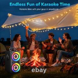 Enceinte Bluetooth 100W portable, puissante, basses profondes, son fort sans fil