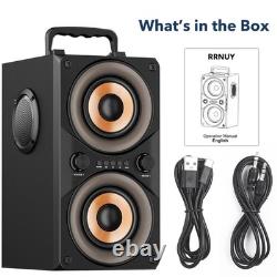Enceinte Bluetooth 100W portable, puissante, basses profondes, son fort sans fil