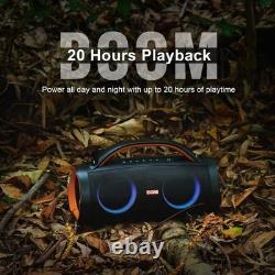 Enceinte Bluetooth Extreme Boom Pro avec son stéréo de 100W, basses riches, étanchéité IPX6