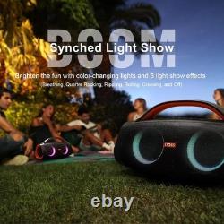 Enceinte Bluetooth Extreme Boom Pro avec son stéréo de 100W, basses riches, étanchéité IPX6