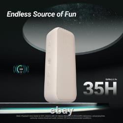 Enceinte Bluetooth G6, haut-parleurs sans fil portables avec un son puissant de 30W, 35H de lecture