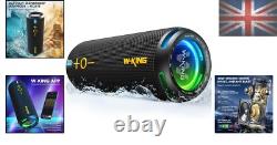 Enceinte Bluetooth Hi-Fi Portable, Étanche, Son 360°, Basses Profondes, 40W