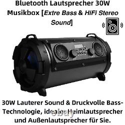 Enceinte Bluetooth portable A20D Music Box 30W HD Son stéréo USB AUX TF