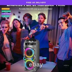 Enceinte Bluetooth portable TYOTY 100W appairage TWS son stéréo puissant noire neuve