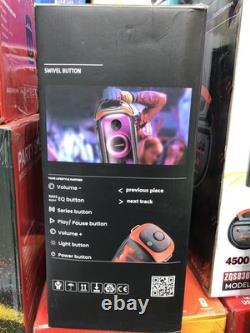 Enceinte Bluetooth sans fil portable et puissante avec son stéréo, double microphone Enceinte Bluetooth sans fil portable et puissante avec son stéréo, double microphone