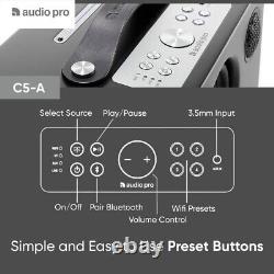 Enceinte intelligente multiroom Audio Pro Addon C5A avec Amazon Alexa intégré en blanc