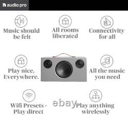 Enceinte multiroom Wifi Bluetooth Airplay Audio Pro Addon C10 grise
