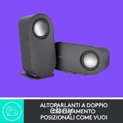 Enceintes Bluetooth Logitech Z407 avec caisson de basses audio stéréo pour PC