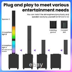 Enceintes Bluetooth Stéréo Bass Barres de Son TV Home Theater Subwoofer Enceintes PC