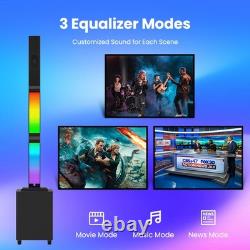 Enceintes Bluetooth Stéréo Bass Barres de Son TV Home Theater Subwoofer Enceintes PC