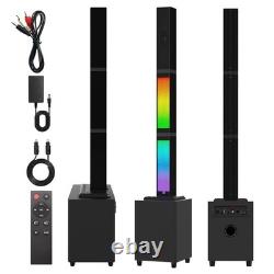 Enceintes Bluetooth Stéréo Bass Barres de Son TV Home Theater Subwoofer Enceintes PC