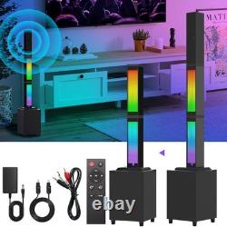 Enceintes Bluetooth Stéréo Bass Barres de Son TV Home Theater Subwoofer Enceintes PC