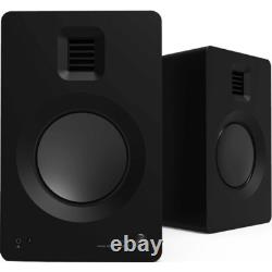 Enceintes Bluetooth actives Kanto Audio TUK, paire, noir mat, enceintes bibliothèques amplifiées