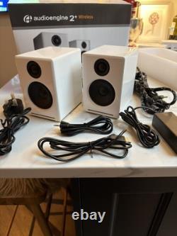 Enceintes HiFi Actives Amplifiées Audioengine A2+ Blances 60W