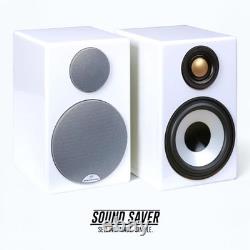 Enceintes HiFi Monitor Audio Radius 90 blanches