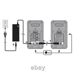 Enceintes Kanto Audio Ora Blanches Bluetooth Actives Compactes pour Bureau