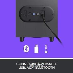 Enceintes Logitech Z407 avec caisson de basses Bluetooth Coffrets de haut-parleurs audio stéréo pour PC
