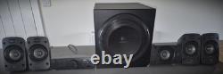 Enceintes Logitech Z906 THX 5.1 Surround Sound 1000W SI BRUYANT ! Nouvelle télécommande