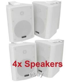 Enceintes Surround Sound, 4x Stéréo 90w 5.25 pouces Blanc bc5-W, 100.904 B3