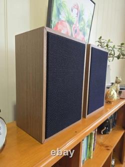 Enceintes Vintage Kenwood N353 100W 6OHM 2Voies Bibliothèque Stéréo