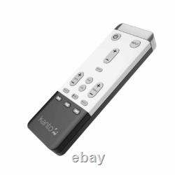 Enceintes actives Bluetooth Kanto Audio TUK paire noire mate alimentées pour bibliothèque