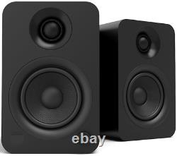 Enceintes actives Kanto Audio Yu alimentées PAIR 70w de bureau étagère noires