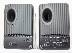 Enceintes audio sans fil KEF LS50W HiFi pour la maison en noir/bleu (paire)