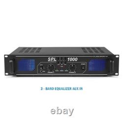 Enceintes colonne Hi-Fi Fenton SHFT57B 600W + amplificateur et câbles