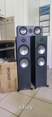 Enceintes colonnes Monitor Audio Bronze 500 6G stéréo, excellent état