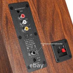 Enceintes de bibliothèque Bluetooth puissantes, son stéréo de 80 W avec télécommande