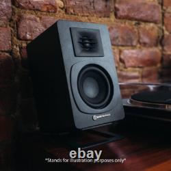 Enceintes de bibliothèque actives Bluetooth Audio-Technica AT-SP3X noires - BOÎTE OUVERTE