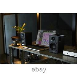 Enceintes de bibliothèque alimentées Audio Technica AT-SP3X avec Bluetooth noires