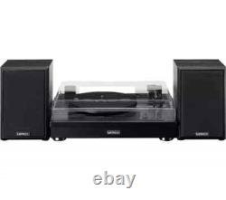 Enceintes de platine Lenco LS-101BK Système audio pour lecteur de vinyles