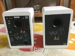 Enceintes de studio actives Bluetooth Kanto Audio YU6 blanches mates